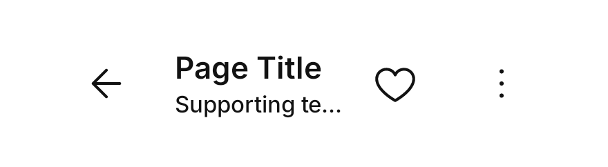 Type Icon And Overflow rendered at Phone 320dp