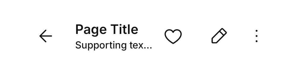 Type Icons And Overflow rendered at Phone 360dp