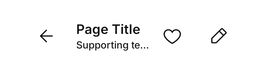 Type With Icons rendered at Phone 320dp